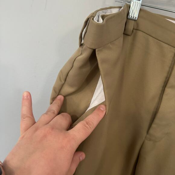 Haggar Clothing Tan Dress Slacks Pants Men's Size 38 W x 32 L 100% Polyester - Picture 5 of 9